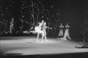 Szenenbilder aus dem Ballett "Dornröschen" von P. Tschaikowski, Städtische Oper Berlin, 1955