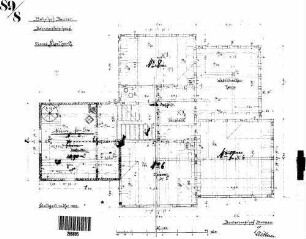 Beuron: Nebengebäude BM Gebäude Grundriss Obergeschoß