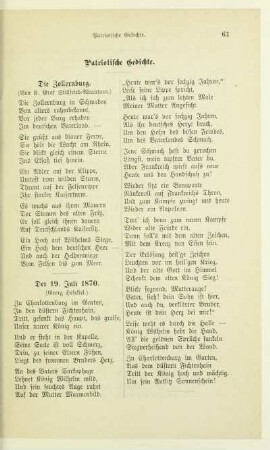 Patriotische Gedichte