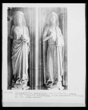 Heilige Magdalena und eine andere weibliche Heiligenfigur