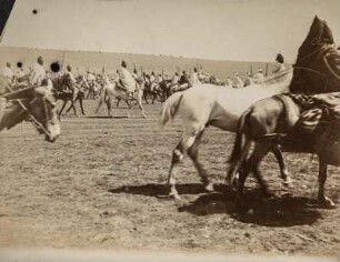 Berittene Soldaten (Libyen-Reise 1912)