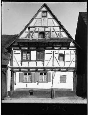 Blankenloch Hauptstraße 53 Fachwerkhaus - Außenansicht