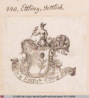 Wappen des Gottlieb Ettling