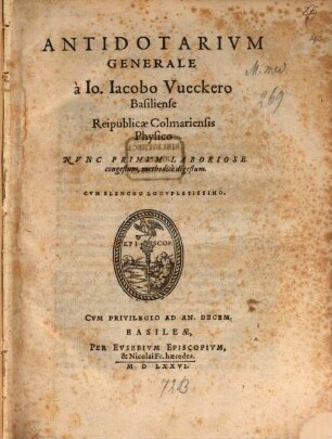 Antidotarium generale