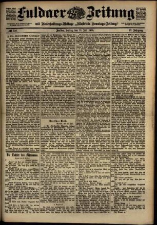 Ausgabe vom Freitag, den 13. Juli 1900.