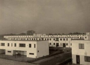 Eröffnung der Dammerstocksiedlung. Häuserzeilen