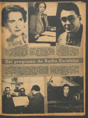 Del programa de Radio Excelsior