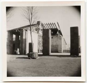 Deutsche Gartenschau 1950 auf dem Killesberg, Stuttgart: Bauarbeiten