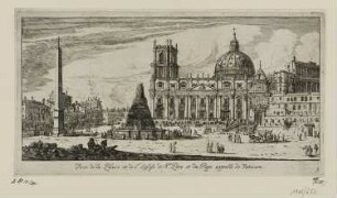 Veue de la Place et de l’Eglise de St. Pere et du Pape appelle de Vatican