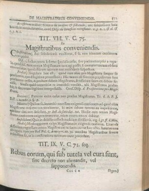 Tit. VIII. V. C. 75. De Magistratibus conveniendis.