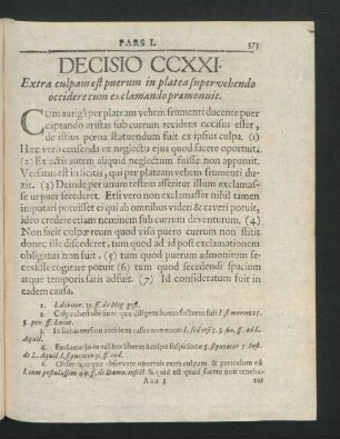 Decisio CCXXI. - CCXXX.
