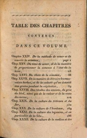 De l'agriculture des anciens, 2