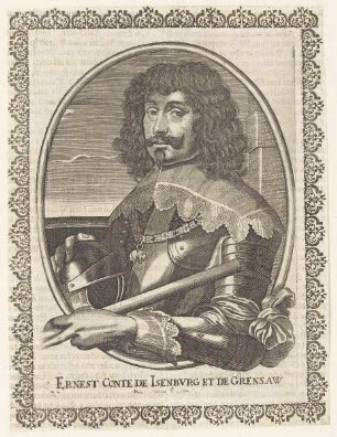 Bildnis des Ernest Graf von Isenburg u. Grenzau