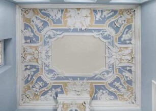 Stuckdecke des Treppenhauskabinetts