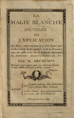 La Magie Blanche Devoilée