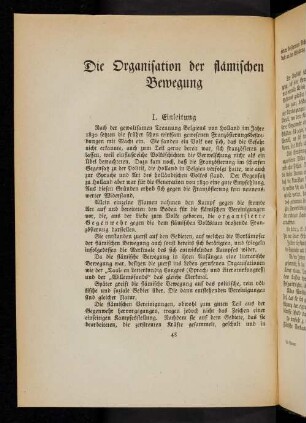 48-64, Die Organisation der flämischen Bewegung