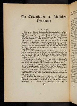 48-64, Die Organisation der flämischen Bewegung