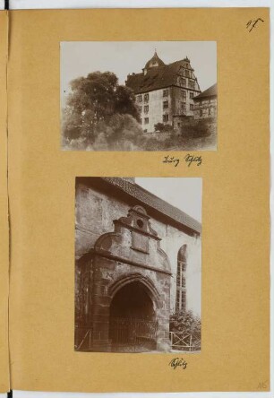 Burg, Schlitz: Ansicht, Ansicht Tor (aus: Skizzen- und Fotoalbum 23)