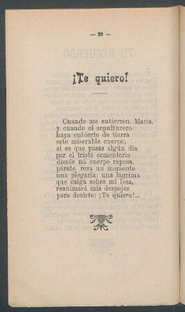¡Te quiero!
