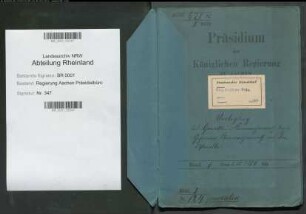 Verleihung des Charakters als Kommerzienrat, Geheimer Kommerzienrat an Industrielle. Generalia. Bd. 1