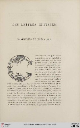 17: Des lettres initiales dans les manuscrits du Moyen Âge