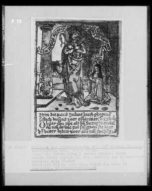 Christus als Schmerzensmann und die heilige Brigitte