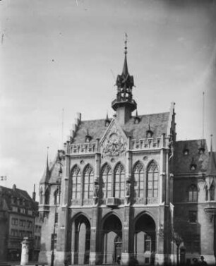 Erfurt, Rathaus : Erfurt. Rathaus, Fischmarkt 1. Straßenansicht