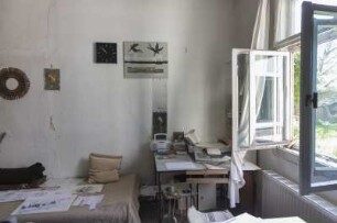 Arbeitsraum der sorbischen Malerin und Grafikerin Maja Nagel in Eula bei Nossen