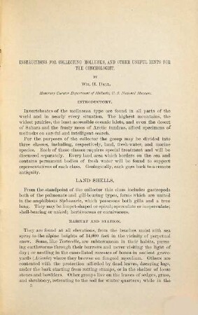 Instructions for collecting mollusks, and other useful hints for the conchologist