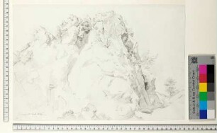 Felsenstudie bei Olevano
