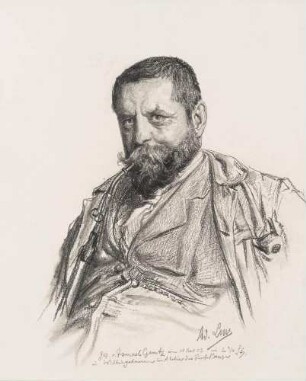 Bildnis Lins, Adolf (1856-1927), Maler