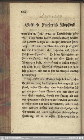 Gottlieb Friedrich Klopstock