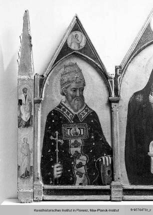 Triptychon mit der Madonna und den Heiligen Clemens und Bartholomäus
