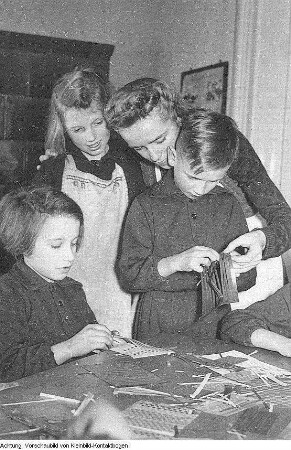 Dresden. Kinderheim Radeberger Straße, Februar 1950