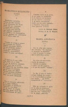 María Angélica : Tango