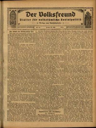Ausgabe vom Sonntag, den 24. Mai 1914.