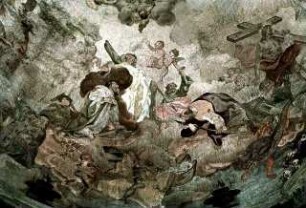 Gottvater, Christus, Heilige und Engel