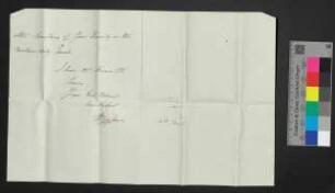 Brief/Handschreiben - gez. John Carnegie
