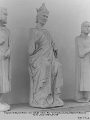 Heinrich VII. und seine Räte : Sitzfigur Kaiser Heinrichs VII.