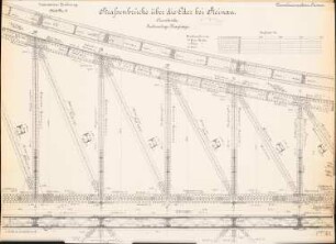 Straßenbrücke über die Oder, Steinau: Rechtsseitiger Kragträger: Schnitt 1:25