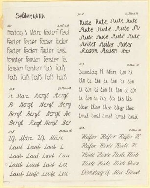 Schriftproben