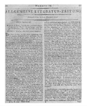 Blicke auf die Natur und den Menschen zur Belehrung und Beruhigung des Menschen. Leipzig: Grieshammer 1795