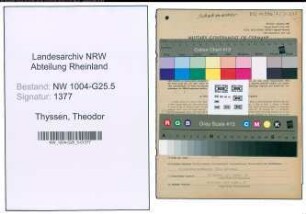 Entnazifizierung Theodor Thyssen , geb. 08.01.1906 (Schuhmacher)