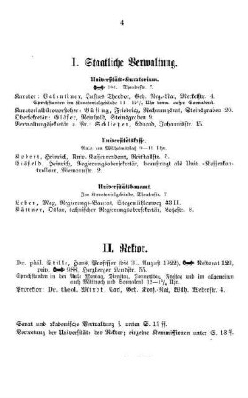 I. Staatliche Verwaltung. [-] VII. Gesellschaft der Wissenschaften.