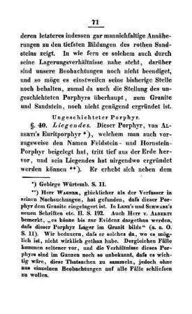 Ungeschichteter Porphyr