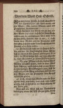 Von dem Wort Heil. Schrift.
