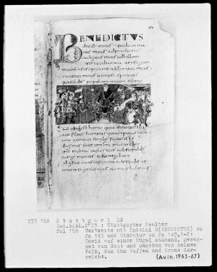 Der Stuttgarter Bibelpsalter — David und Goliath