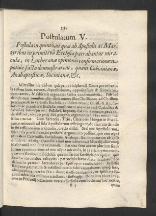 Postulatum V.