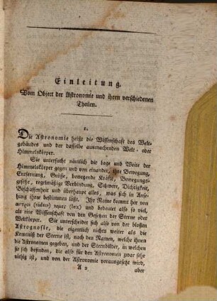 Kurzer Lehrbegriff der Mathematik : zum Gebrauch der Vorlesungen und für Schulen, 3. Populäre Anfangsgründe der Astronomie : mit 5 Kupfern