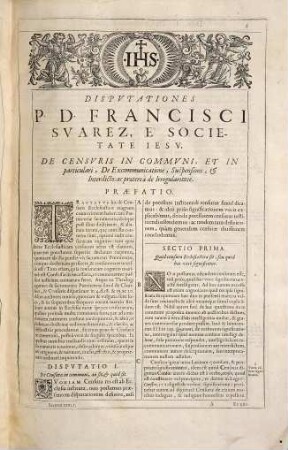Dispvtationvm De Censvris In Commvni, Excommvnicatione, Svspensione, & Interdicto, itémque de Irregularitate, Tomus ... : Additvs Ad Tertiam Partem D. Thomae, 5
